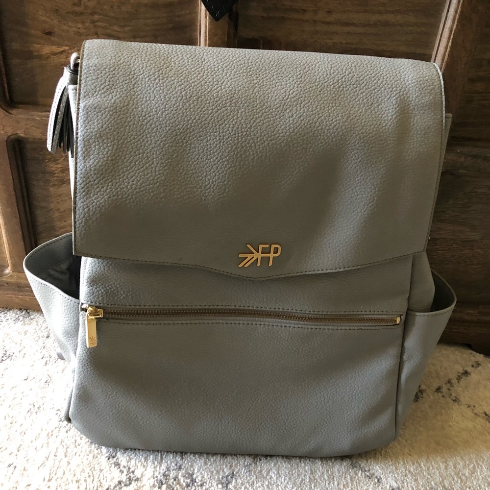 Freshly picked diaper backpack stone